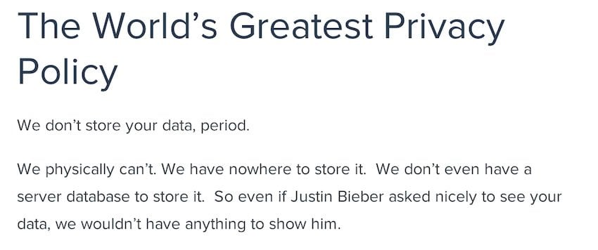 Buy essays privacy policy