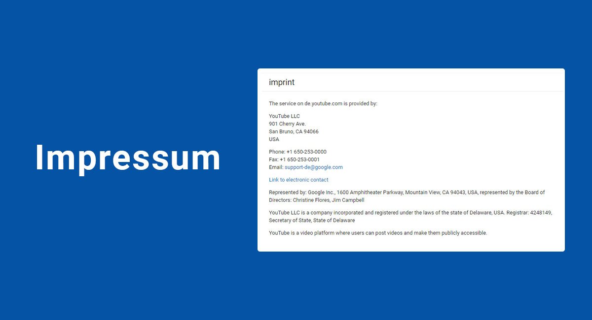 Impressum - TermsFeed