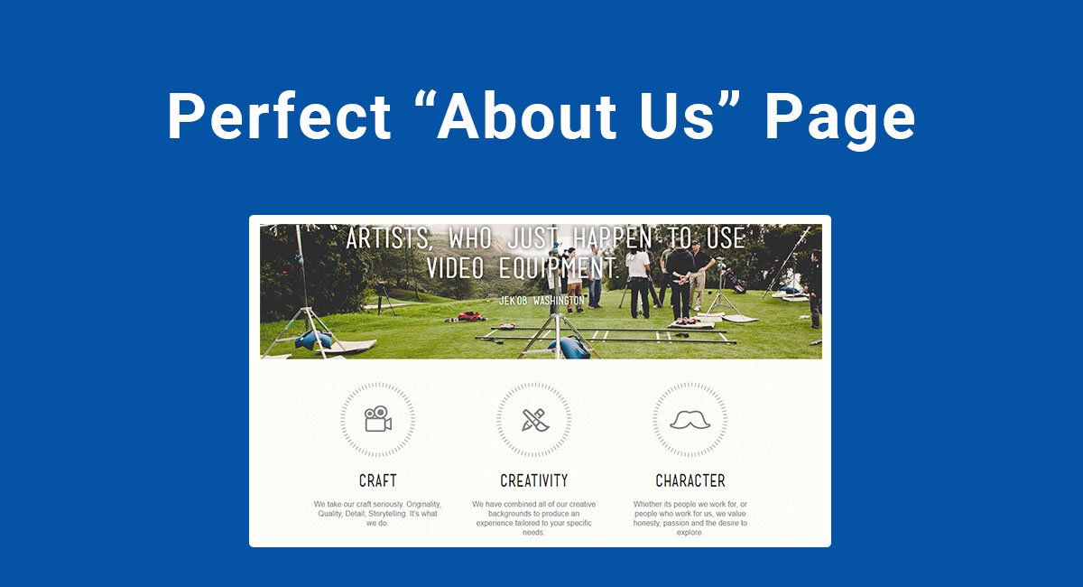 About Us Page