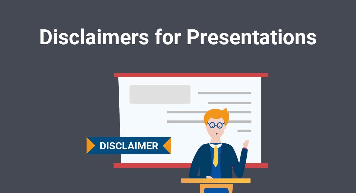 Disclaimers for Presentations TermsFeed