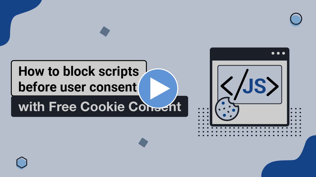 How to block scripts before user content with Free Cookie Consent.