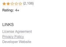 iOS Privacy Policy Link in the App Store