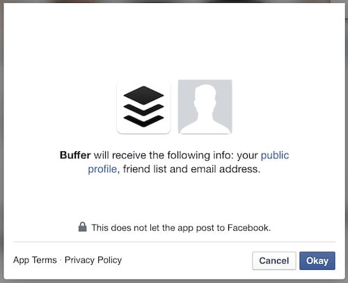 Buffer Login Dialog