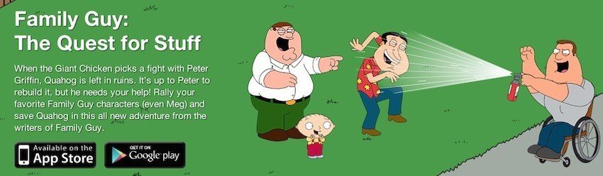 Screenshot of Family Guy game