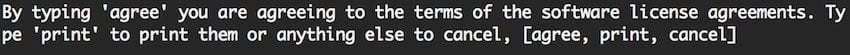 Xcode License Agreement - Type agree