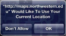 iOS Notification On Allow Current Location