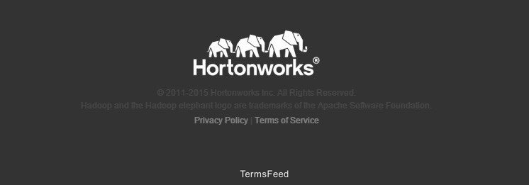Screenshot of Hortonworks Website Footer
