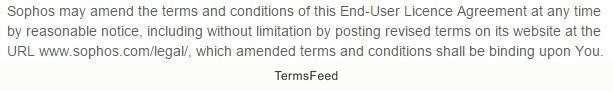 Example of Unilateral Clause