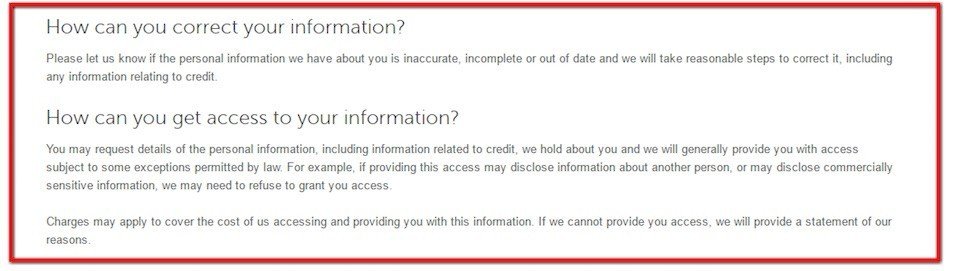 Energy Australia: Correct and Access your personal information