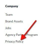 Point to Privacy Policy link in Wistia footer