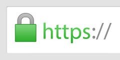 Example of https padlock icon