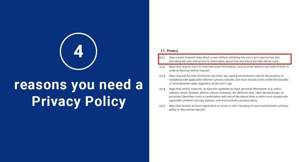 4 Reasons You Need a Privacy Policy