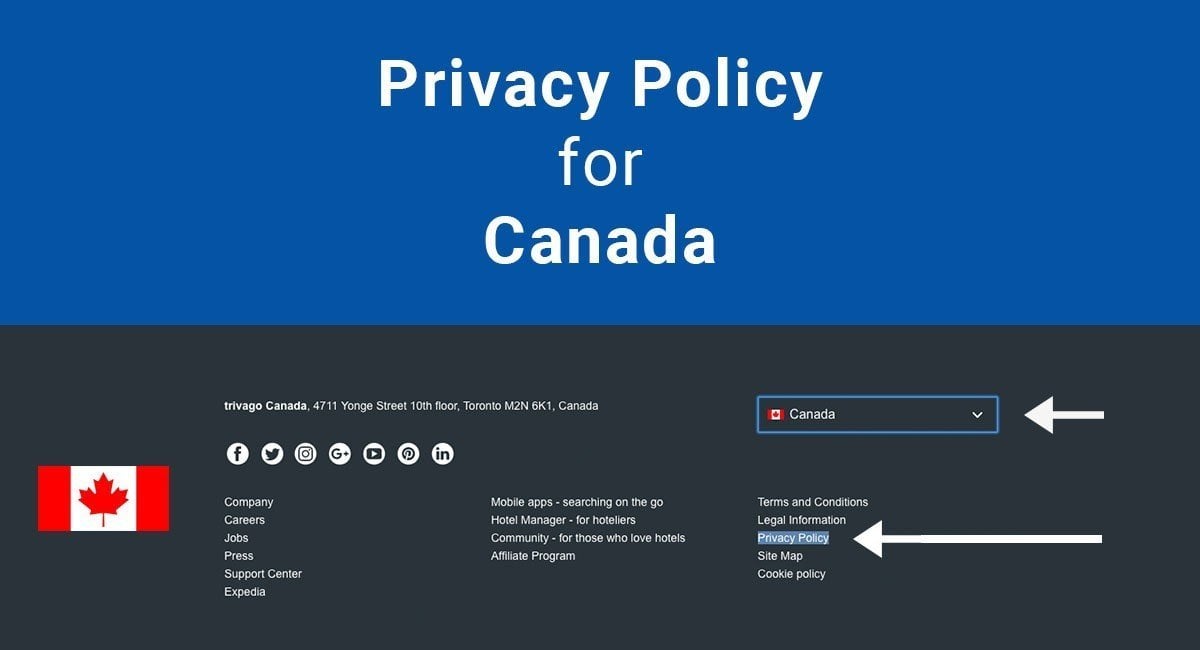 Privacy Policy for Canada