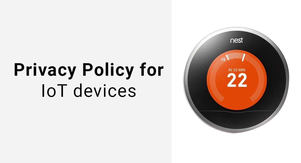 Privacy Policy for IoT devices