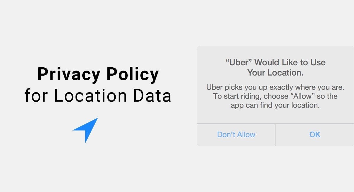 Privacy Policy for location data