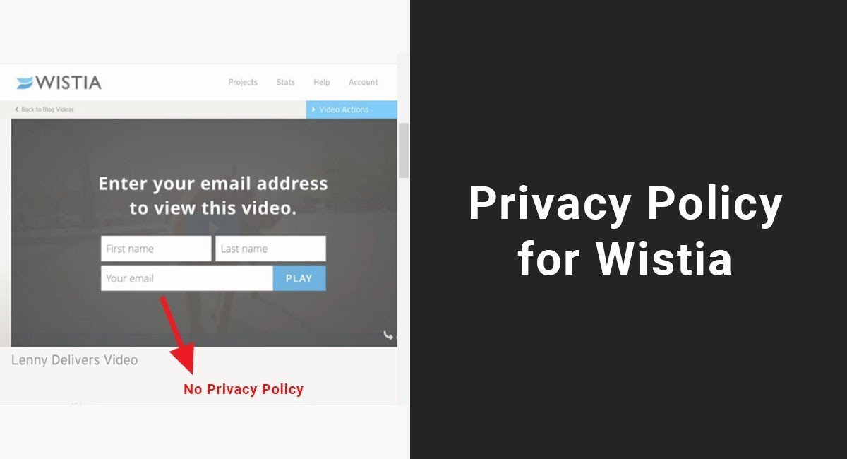 Privacy Policy for Wistia