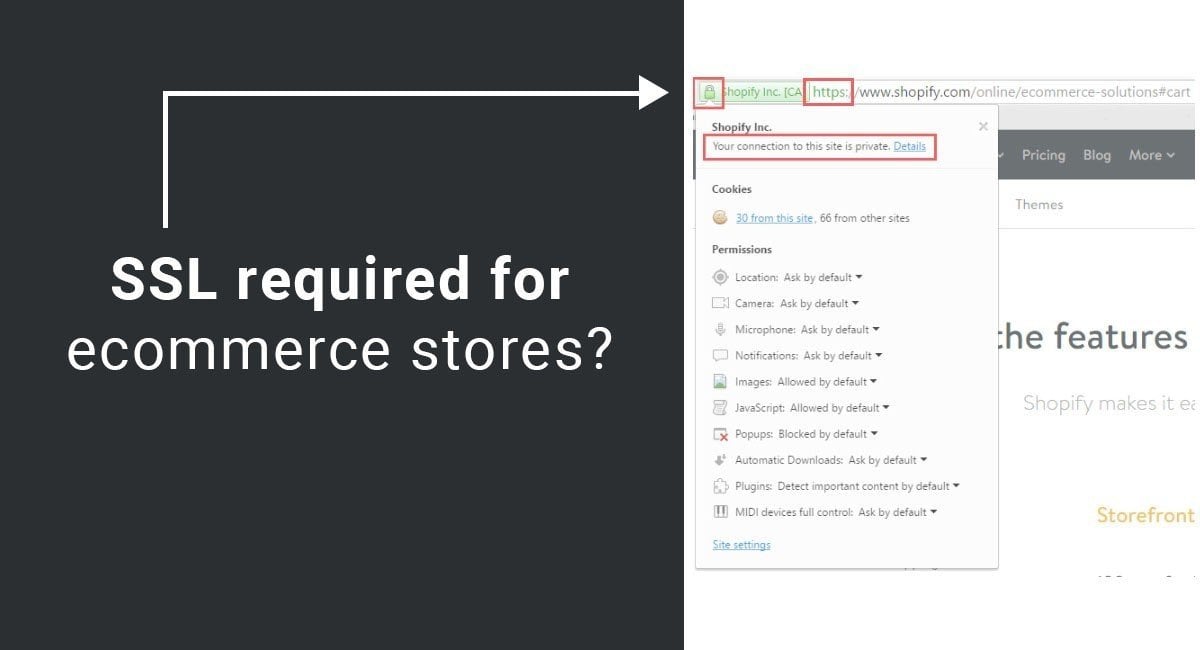 Is SSL Required on e-Commerce Stores