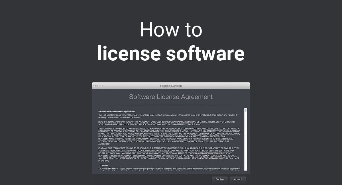 How To License Software Termsfeed