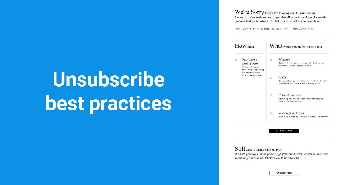 10 Unsubscribe Best Practices