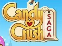 Logo of Candy Crush Saga: No TM symbol