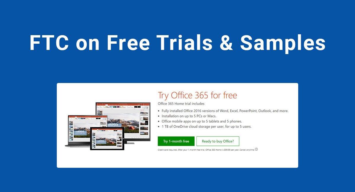 FTC on Free Trials & Samples - TermsFeed