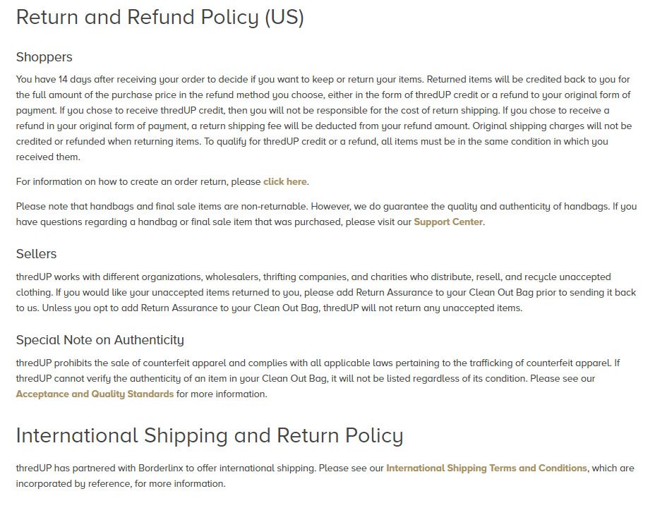 Return and Refund Laws in the U.S. - TermsFeed