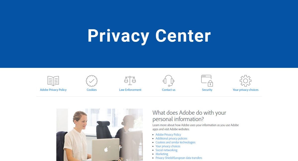 Image for: Privacy Center