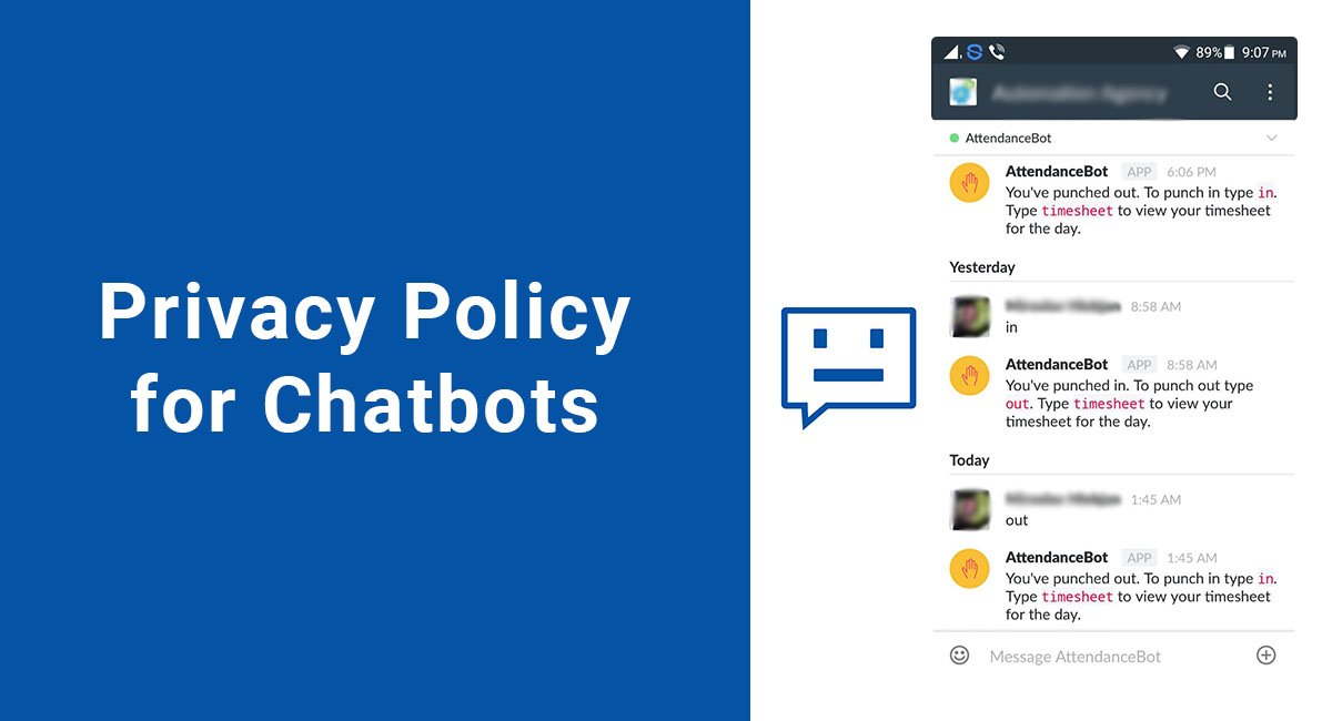 Privacy Policy for Chatbots