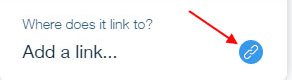 Wix Editor Button Settings: Button link