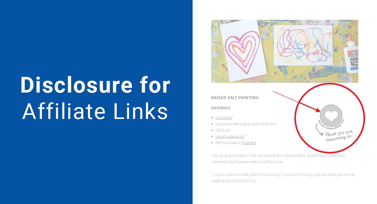 Disclosures for Affiliate Links