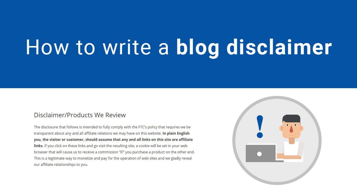 How To Write A Blog Disclaimer Termsfeed