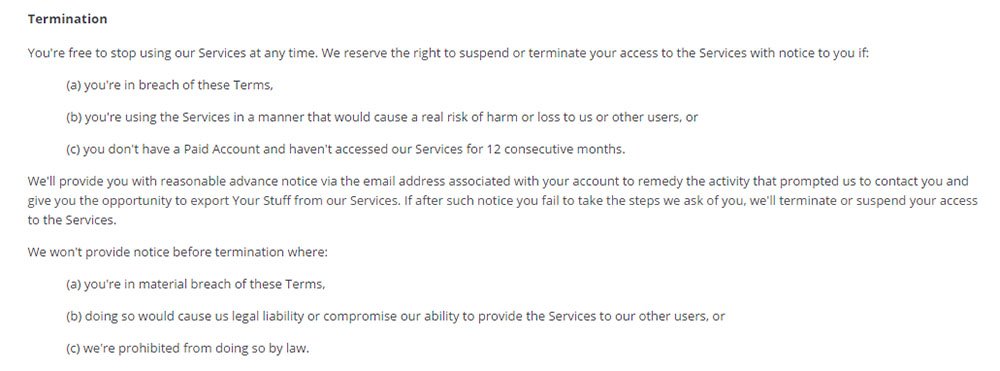 Letter To Lawyer Terminating Services from www.termsfeed.com