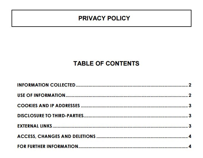 INSEAD&#039;s Privacy Policy Table of Contents