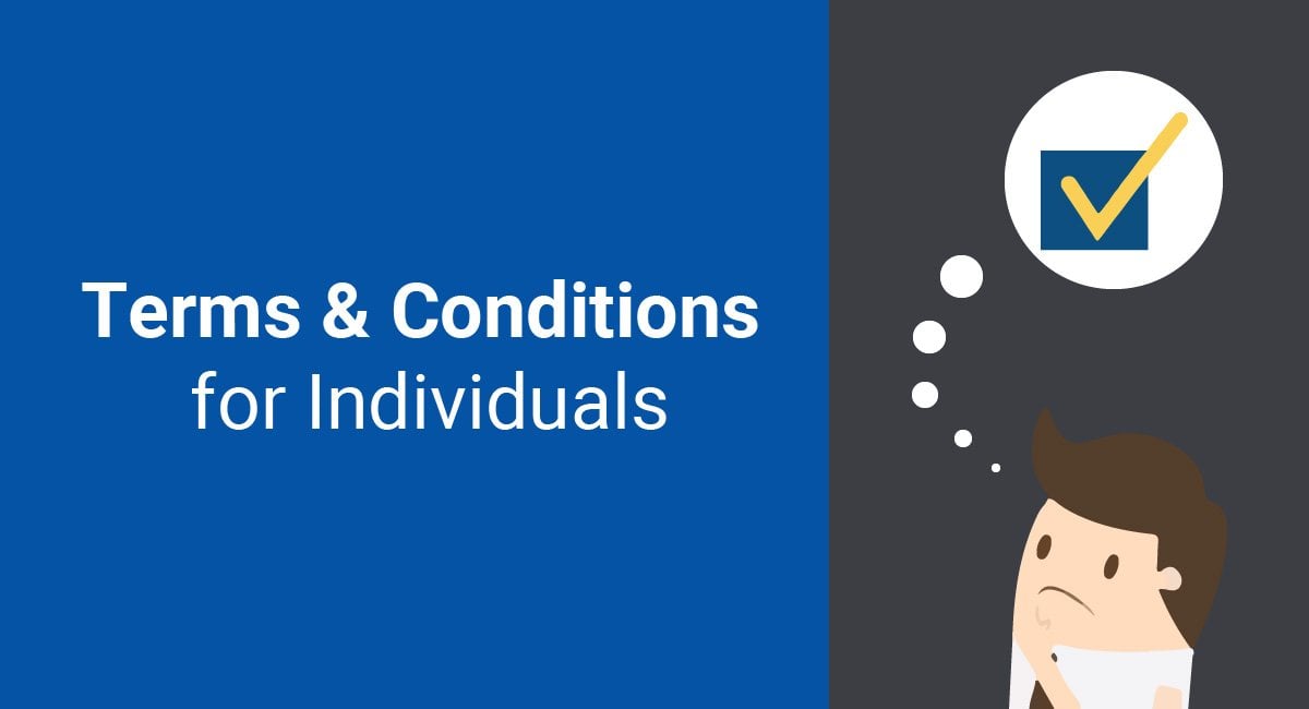 Terms & Conditions for Individuals