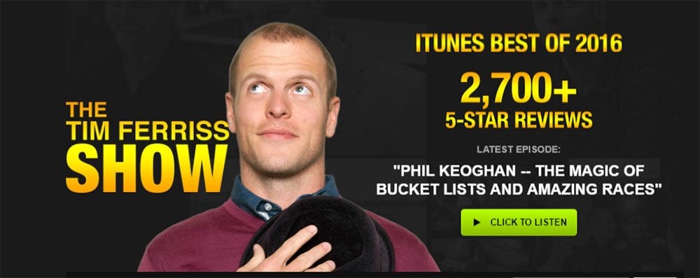 Main Image from Tim Ferriss Podcast