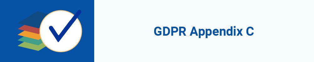 GDPR Appendix C