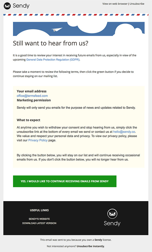 sendy-gdpr-update-email-consent-continue-receiving-emails