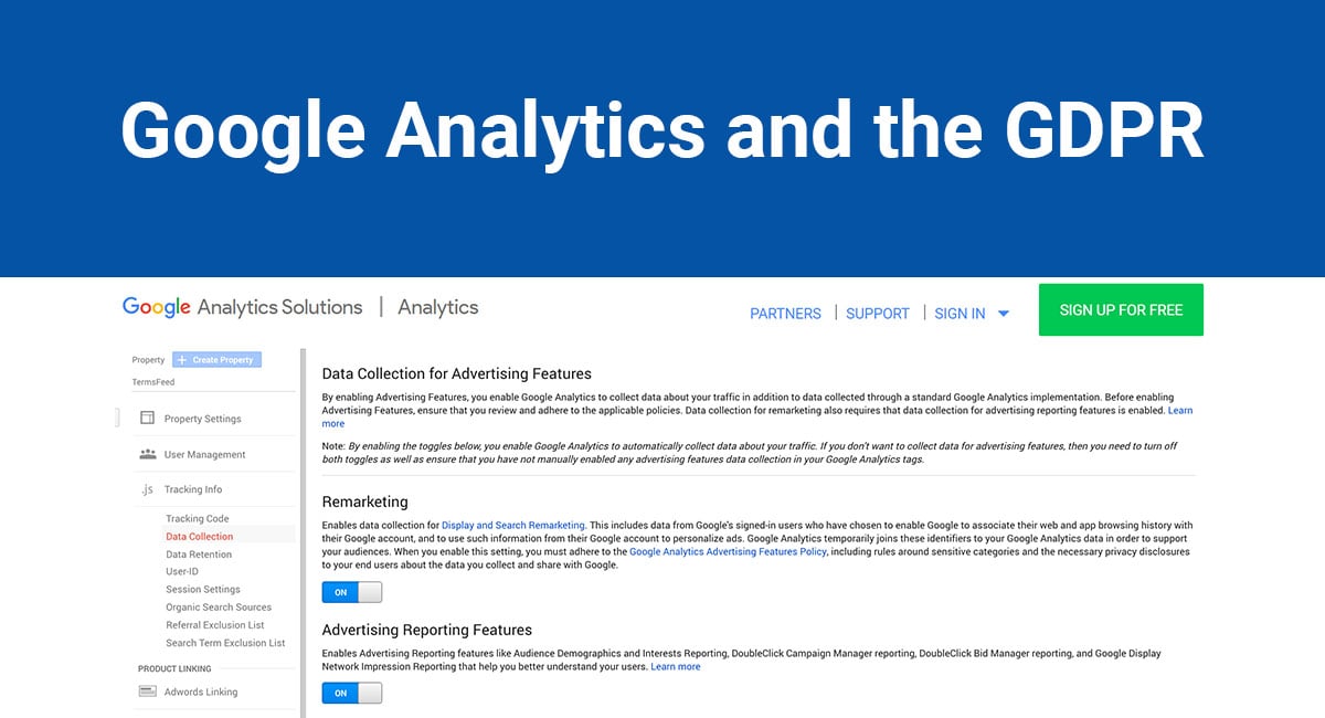 GDPR and Google Universal Analytics (UA)