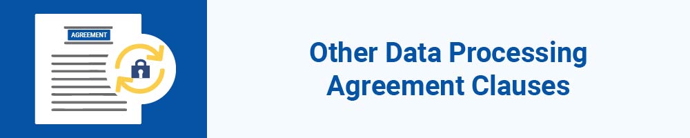 Other Data Processing Agreement Clauses