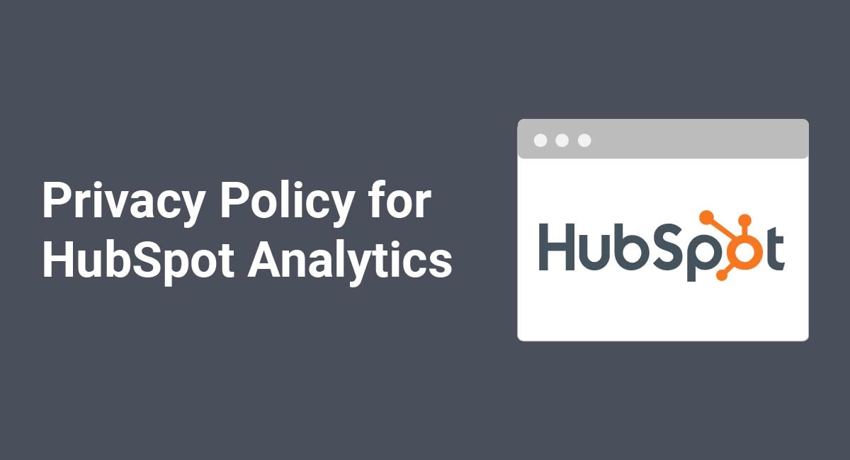 Image for: Privacy Policy for HubSpot Analytics