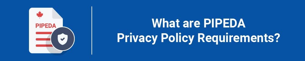 What are PIPEDA's Privacy Policy Requirements?