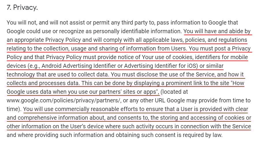 Invalid Privacy Policy URL Rejection for Google Play Store - TermsFeed