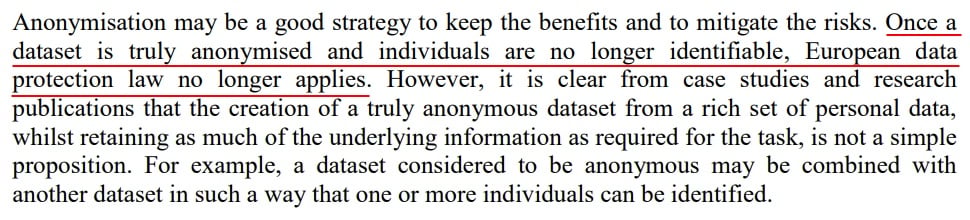 Article 29 Working Party Opinion on Anonymisation Techniques: Introduction - Anonymisation strategy section