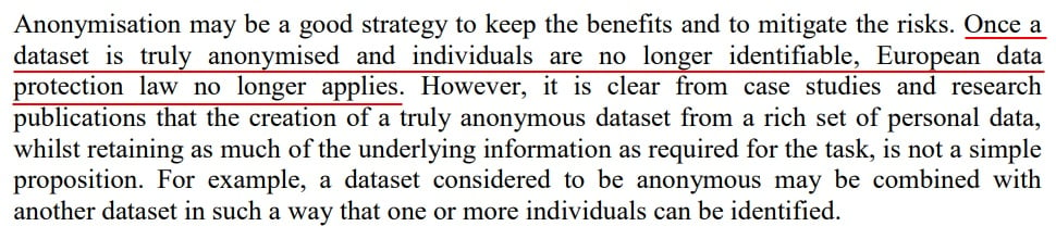 Article 29 Working Party Opinion on Anonymisation Techniques: Introduction - Anonymisation strategy section