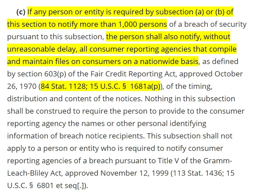 Code of the District of Columbia Chapter 38: Consumer Protections - Section 28 3852 c