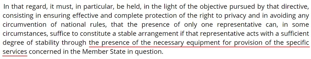 InfoCuria Case-law: Weltimmo v NAIH - Paragraph 30