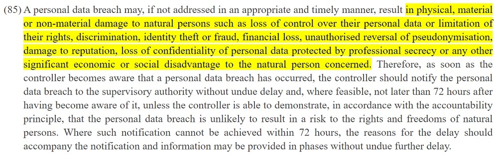 EUR-Lex: GDPR Recital 85