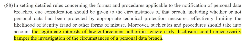 EUR-Lex: GDPR Recital 88