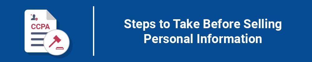 Steps to Take Before Selling Personal Information