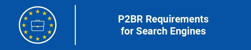 P2BR Requirements for Search Engines